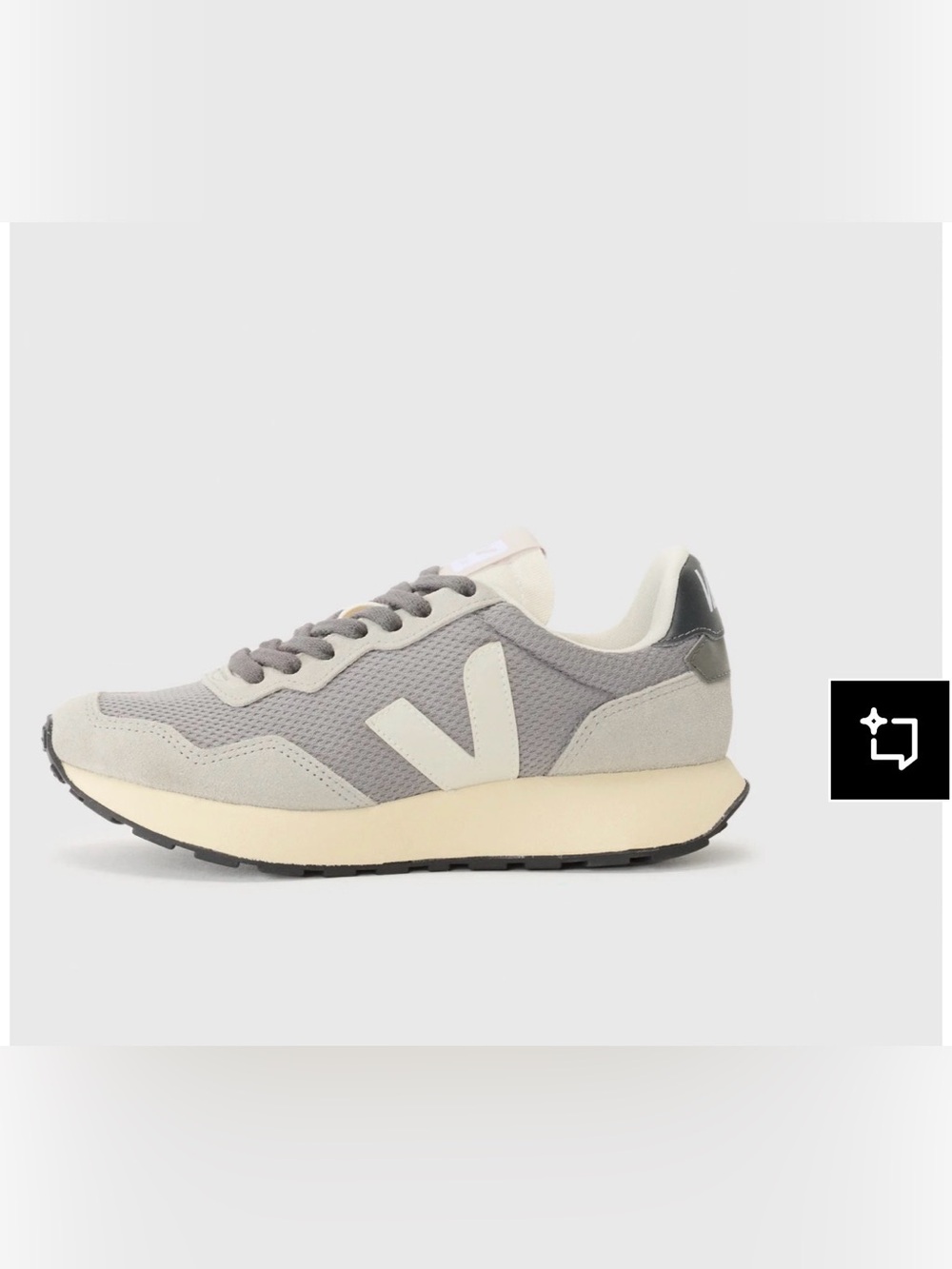 Veja Grey and Cream PAULISTANA - Sneaker low - ardoise/natural